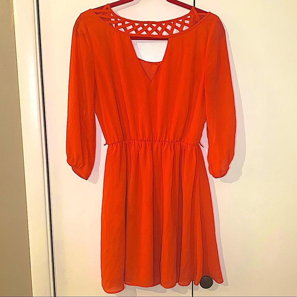By & By Pink/Orange Dress